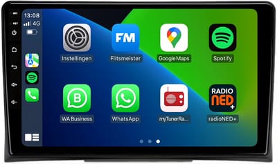 CarPlay autoradio geschikt voor Volkswagen T5 Multivan | 2004 t/m 2014 | Android 13 | Draadloos Apple CarPlay & Android Auto | 2GB + 32GB | 8-Core | Davilon | 2025 model | 2004 2005 2006 2007 2008 2009 2010 2011 2012 2013 2014 | Bluetooth & Wifi