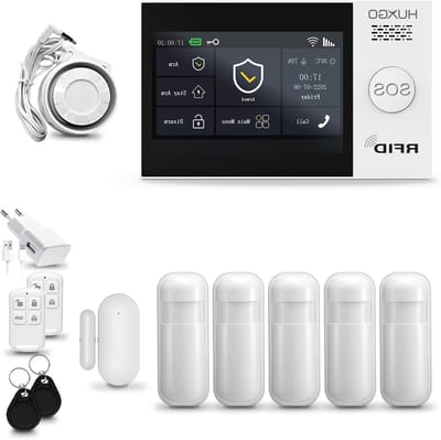 Draadloos Alarmsysteem - Beveiligingskit - Huis Beveiligen - WiFi en GSM - 99 Sensoren - Wit