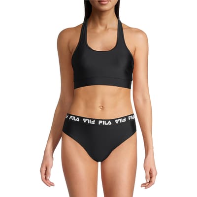 FILA Sorano Racer Back Bikini Black Taglia: XS | Bikini Outlet | Donna | Nero