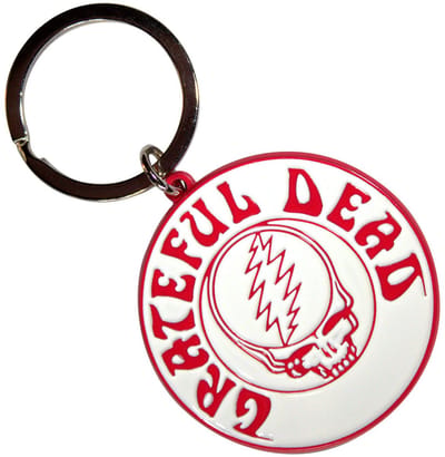 Grateful Dead - Steal Your Face Mono Red - Sleutelhanger
