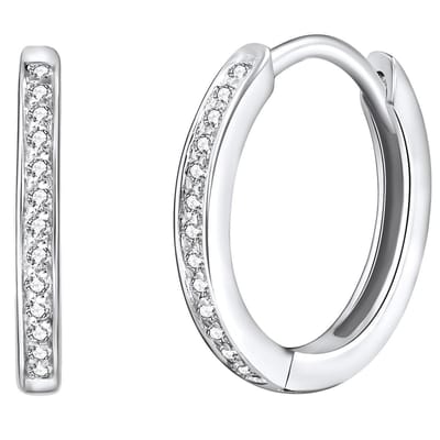 Rafaela Donata klapoorring - Sterling zilver - zilver