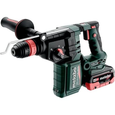 Accu combihamer KH 18 LTX 28 BL Quick - Inclusief 2x 18V 5.5 Ah batterijen , oplader en koffer
