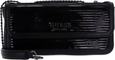 GUESS Schoudertas Handtas Kaska Convertible Crossbody Flap Black Zwart