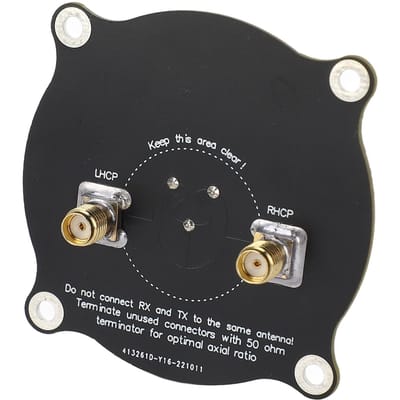 5.8GHz Triple Feed Patch Antenne 9.4dBi Hoge Nauwkeurigheid Richtantenne Circulair Gepolariseerd voor