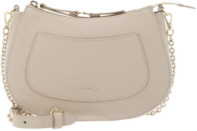 COCCINELLE Leren schoudertas C-Easy Mini Crossover Bag Sandshell beige