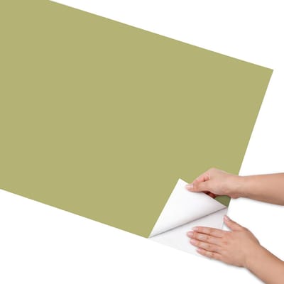 Coloray Meubel Wrap Folie - Geel Meubelfolie - 65x130 cm - Meubel Wrap Folie Groene vintage - Plakfolie Meubels - Minimalist Meubelfolie - Decoratiefolie Zelfklevend - Slaapkamer decoratie - Achtergronden en patronen