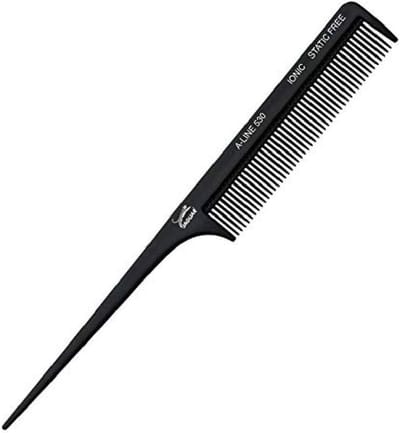 Haarkam - Kapperskam - Professioneel Knippen - Ionen Technologie - 21 cm - Zwart