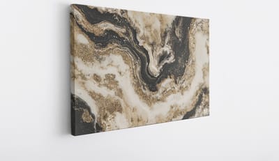 Saammp Canvas Schilderij - Marmer - Abstract - 30x20 - Foto op canvas - Wanddecoratie - Muurdecoratie Woonkamer - Slaapkamer decoratie - Canvas Print