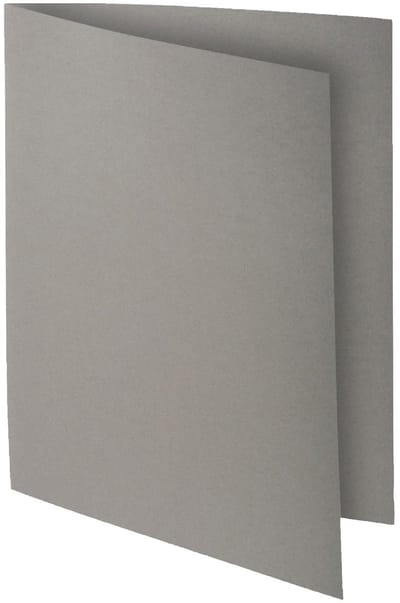 Exacompta 10x ROCK''S 210 Pak van 10 dossiermappen 210g/m2 24x32cm voor A4. - Grijs - 217109E