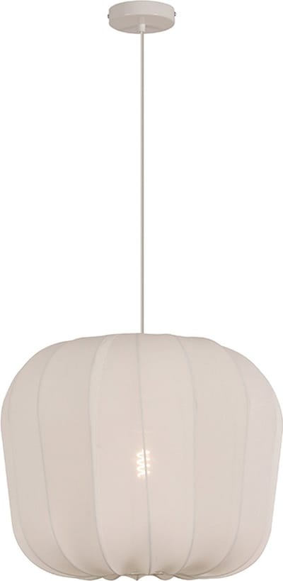 Olucia - DEBORAH - Hanglamp - Wit - Vorm: Ovaal