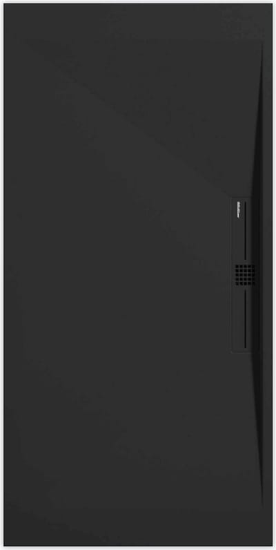 Sanifun douchebak Stone Side Black Smooth 1600 x 900 P