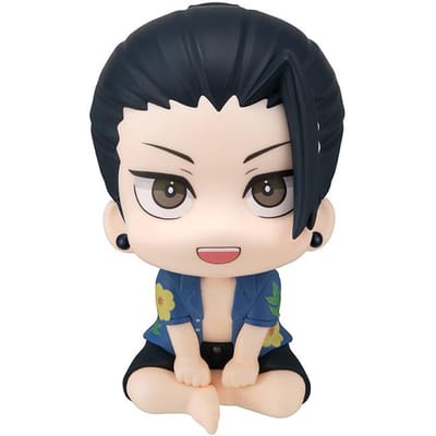 10cm Jujutsu Kaisen Anime Figuur Kijk Omhoog Q Versie Satoru Gojo/Geto Suguru Actiefiguur Fushiguro Toji/Okkotsu Yuta Speelgoed Cadeau black