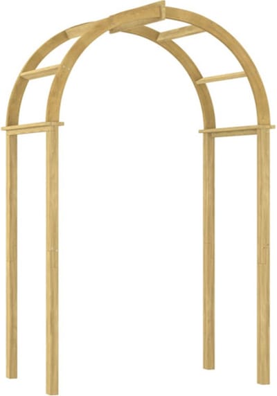 vidaXL - Boog - 141x97x243 - cm - geïmpregneerd - massief - grenenhout
