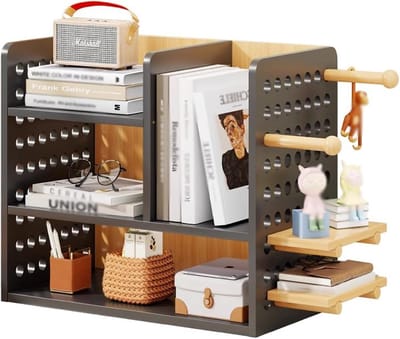 Bureau Pegboard - Bureau Organizer - Werkplek Ordenen - Inclusief Accessoires - 30x39cm - Naturel