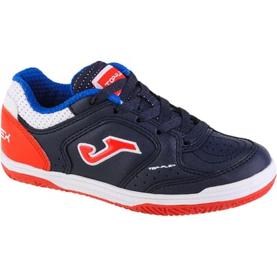 Joma Top Flex Jr 2243 IN TPJW2243IN, voor een jongen, Marineblauw, Indoorschoenen, maat: 27