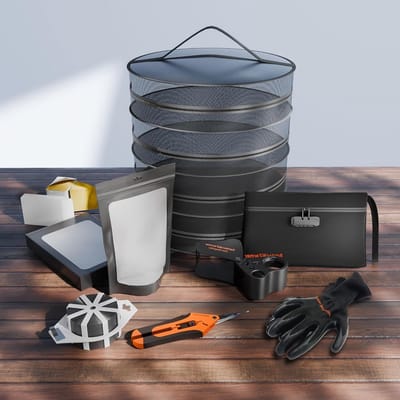 Kostenbesparende 9-in-1 Plantengroeiset voor Kweken, Snoeien, Drogen en Opslaan van Planten, Inclusief Handige Tuingereedschappen en Accessoires