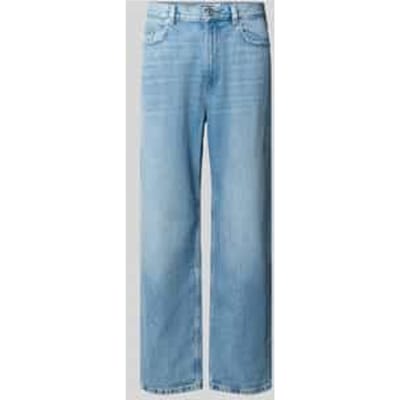 baggy jeans in lichte wassing en klassiek 5-pocketmodel