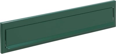 Grote Groene Brievenbus Sleuf voor Buitenmuur of Deur - Geschikt voor DIN A4 Post