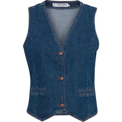 Dames jeans gilet Pulz Jeans Malle