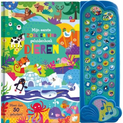 Mijn eerste zoek en vind geluidenboek Dieren Geluidenboeken