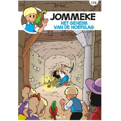 173 Het Geheim Van De Hoefslag - Jommeke Strip - Nieuwe Look