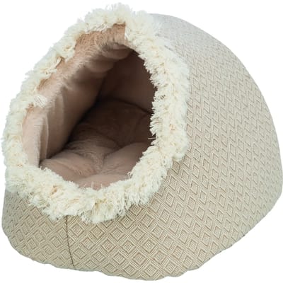 Trixie - Kattenmand - Iglo Boho - Beige - 35X41X26 cm