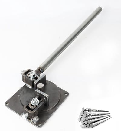 Handmatige Rebar Bender - Stalen Pijpbuiger - Betonstaal Buigen - Verzinkt Staal - 4-14mm Staven