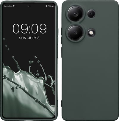 kwmobile telefoonhoesje geschikt voor Xiaomi Redmi Note 13 Pro 4G - Hoesje voor smartphone - Precisie camera uitsnede - In dennengroen