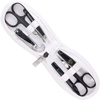 6-delige manicure set in kunstlederen etui - Perfect voor nagelverzorging