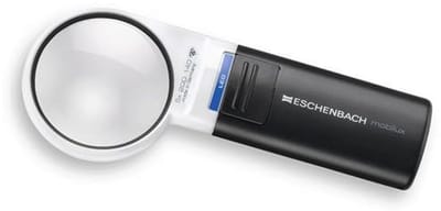 Vergrootglas met LED-verlichting Handloep Vergroting 5x Ø 58mm