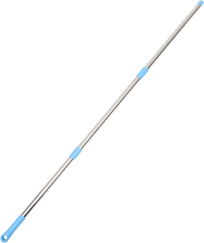 Vervangende Dweilstok - Bezemsteel Mop - Schoonmaken Vloeren - 3-delig Afneembaar - 125 cm Lengte - Zoals Afgebeeld
