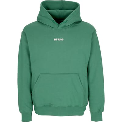 Lichtgewicht herenhoodie Ribs Blind Hoodie groene fles