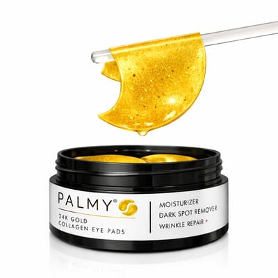 PALMY® 24K Collageen Oogmasker (60 stuks) - Wallen en Donkere kringen - Anti Wallen - Eye Oog Patches Pads - Hydrogel Pads - Gezichtsmaskers Verzorging