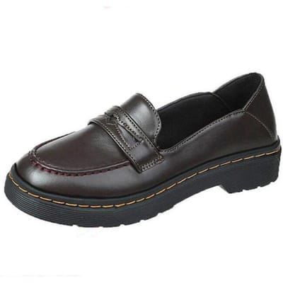 Japanse Stijl Studentenschoenen Girly Girl Lolita Jk Uniformschoenen Dames Loafer Lage Hakken Casual Schoenen 36 gray