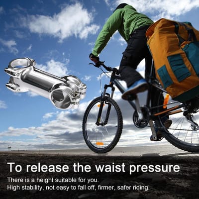 Potence de guidon de vélo en alliage d'aluminium Riser de guidon de vélo Adaptateur de potence avant de vélo de route Accessoire de cyclisme