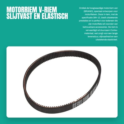 Dailygoods- Motorriem Gloednieuw - V-riem - Aandrijfriem - Slijtvast - Elasticiteit - Hoge betrouwbaarheid