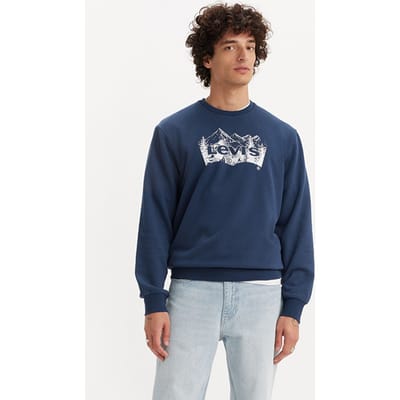 Levi's Standard Sweater Navy Maat: S | Sweaters Outlet | Heren | Blauw