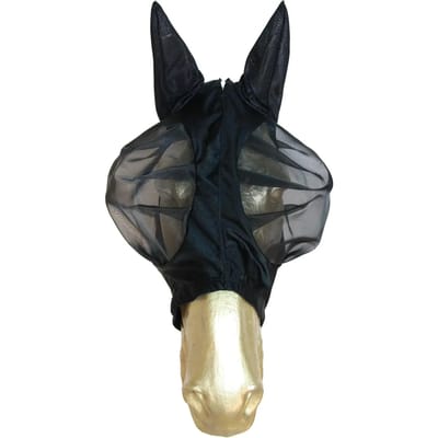 Kentucky Horsewear - Vliegenmasker - Slim fit - Zwart - Vliegenmasker voor Pony