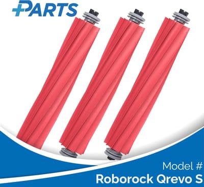 Roborock Qrevo S Borstels (3 Stuks, Plus.Parts® alternatief voor 8.02.0079)