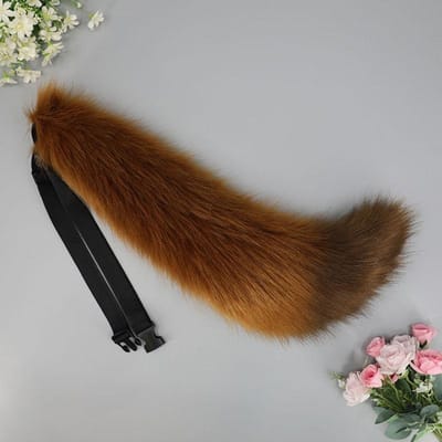 Pluche Dier Wolfsoren Feest Hoofddeksel Haarband Bont Lolita Hoofdband Vos Anime Fursuit Staart Halloween Cosplay Accessoires Nick black