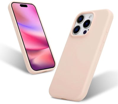 Liquid Silicone Hoesje geschikt voor iPhone 16 Pro - roze- Dagelijks gebruik - Duurzaam - Flexibel - Stijlvol en Comfortabel - Schokbestendig - Soft Touch Siliconen