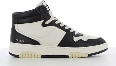 Sj Lifestyle Heren Sneaker Hoog Tc9700 Black/white | Maat: 46
