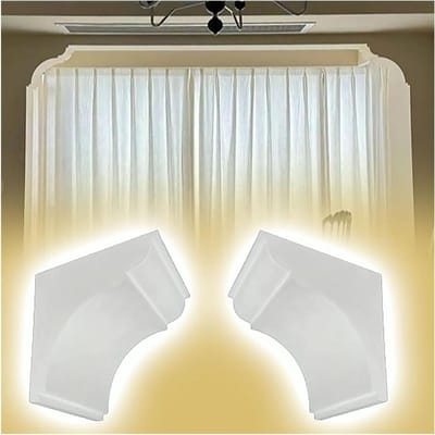 Deurboog Set - Ronde Openingen - Interieur Verbeteren - Zelf te Installeren - 2 Stuks - Wit