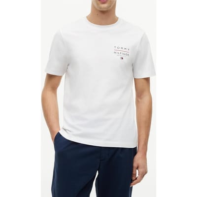 Tommy Hilfiger Brand Love T-shirt White Taglia: M | Magliette basic Outlet | Uomo | Bianco