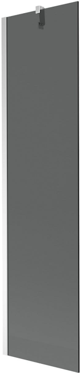 Mexen Next badscherm 1-deurs 50 x 150 , grafiet, chroom - 895-050-000-00-40-01