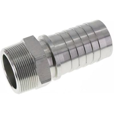 50x68 mm & R2'' Verzinkt Stalen Slangpilaar met Buitendraad DIN EN 14423