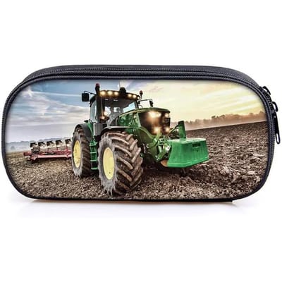 Kinderen Schooletui Kinder Potlooddoos Schoolbenodigdheden Tassen Boerentrekker Print Make-up Etui Potloodtas Jongens Meisjes Schrijfwaren Tas