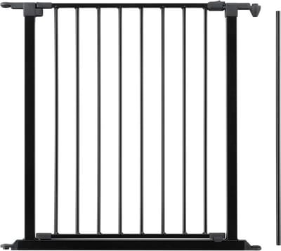 BabyDan Flex Deur - 72cm - uitbreiding - Zwart
