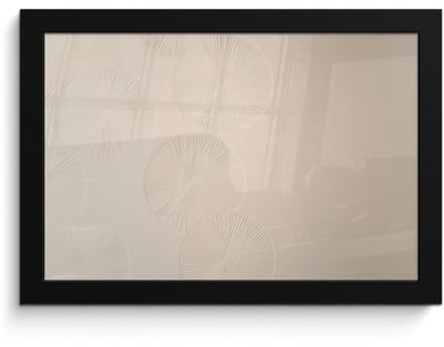 Poster in lijst - Fotolijst 30x20 cm - Posters - Japandi - Beige - Modern - Posterlijst zwart - Decoratie - Wanddecoratie woonkamer - Muurdecoratie slaapkamer