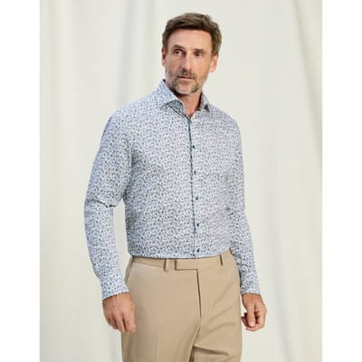 OLYMP Signature Overhemd, Tailored Fit, Signature Kent, Wit